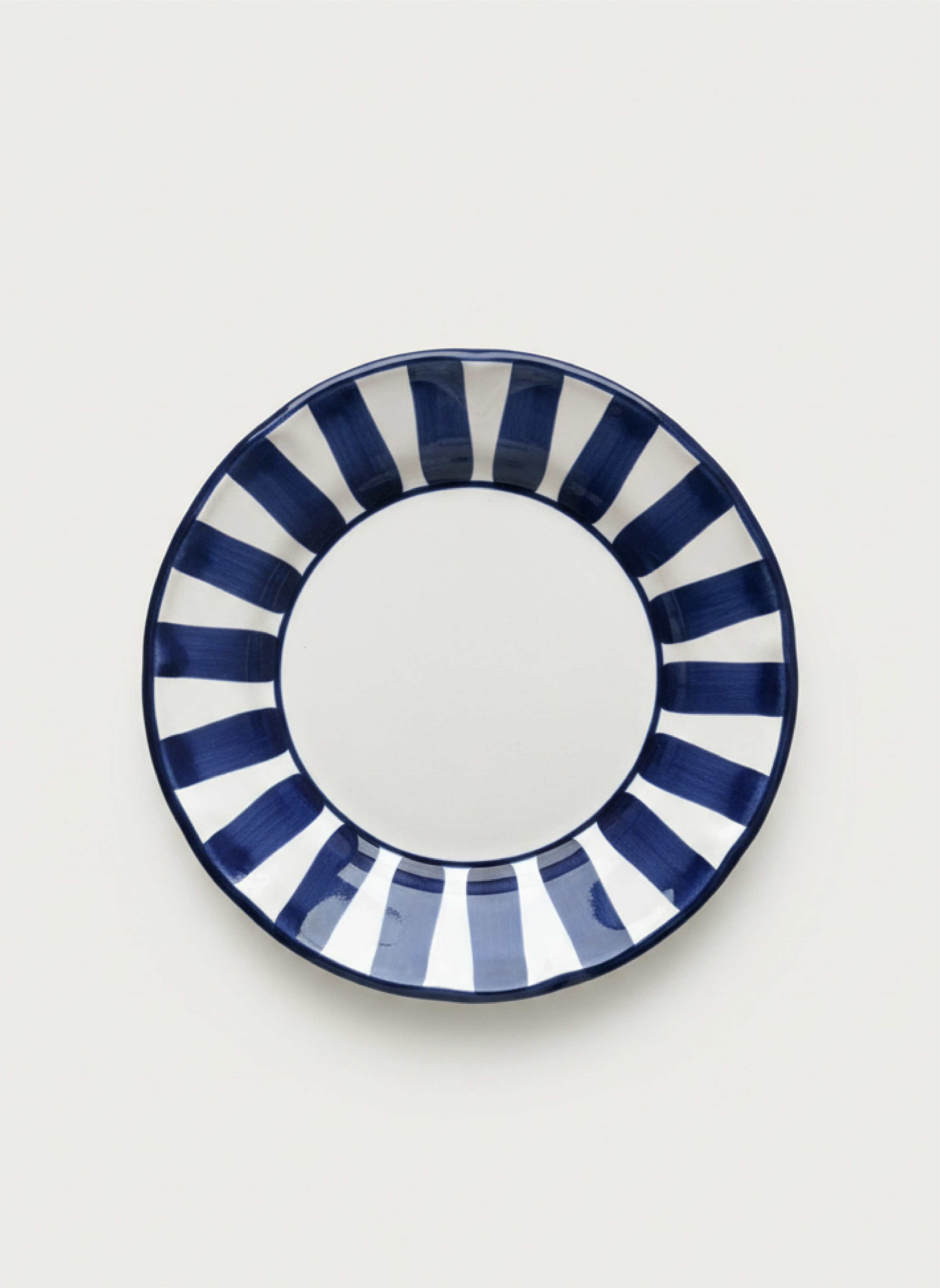 Stripes Plates - Dark Blue