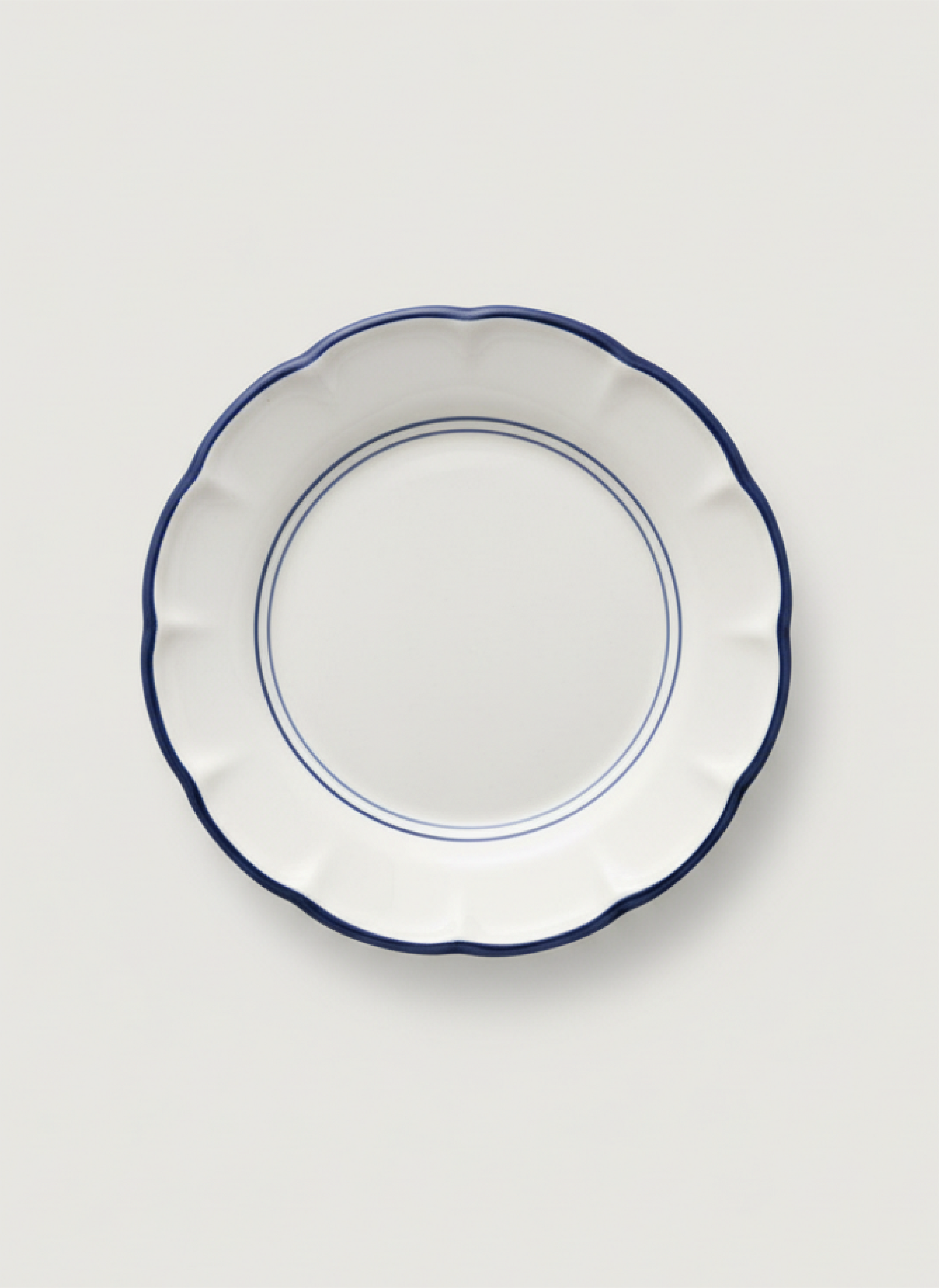 1 Line Plates - Dark Blue