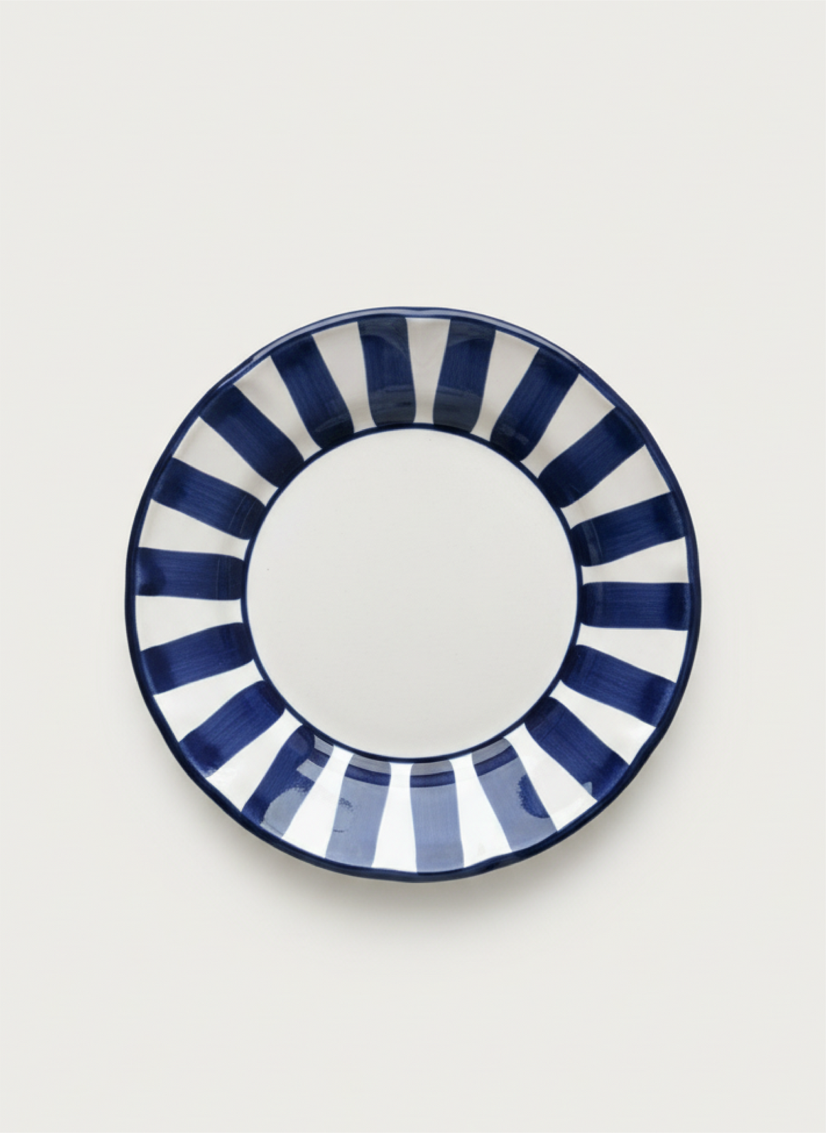 Stripes Plates - Dark Blue