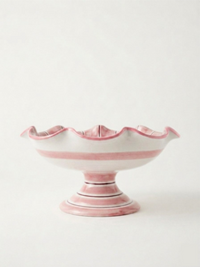 The Ceramic Fruit Bowl Stand - Pink & Bordo