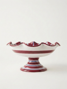 The Ceramic Fruit Bowl Stand - Bordo & Dark Blue