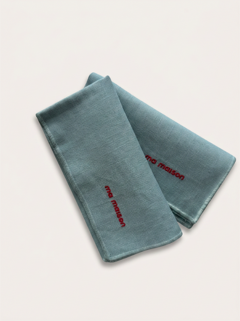 Aqua Linen Napkin