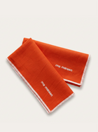 Orange Linen Napkin