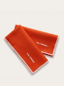 Orange Linen Napkin