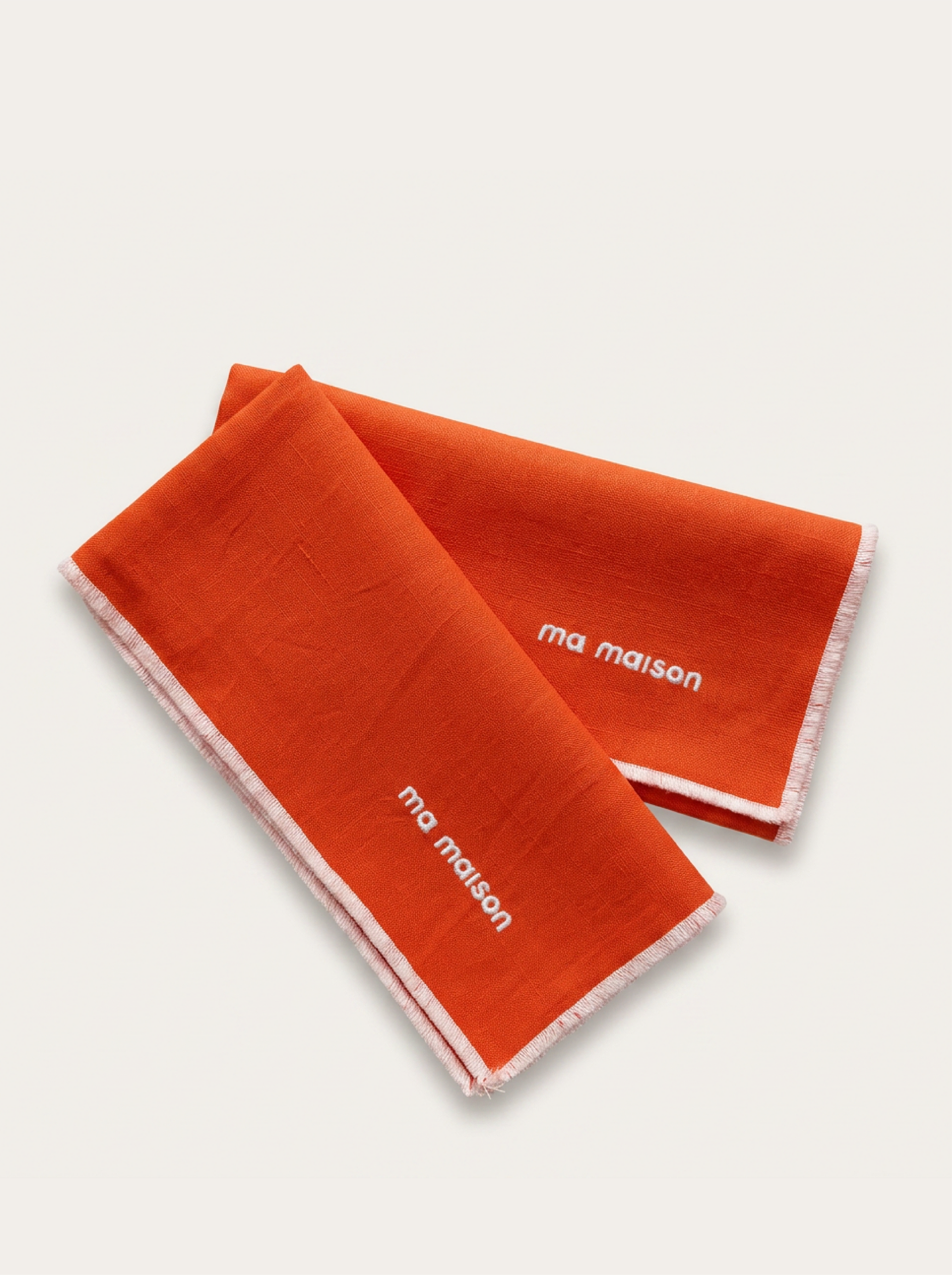 Orange Linen Napkin