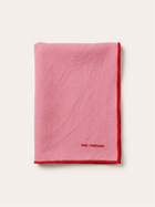 Pink Linen Tablecloth
