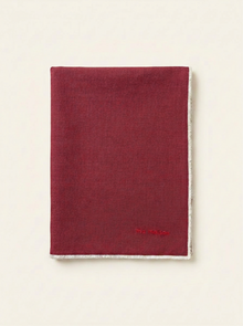 Burgundy Linen Tablecloth