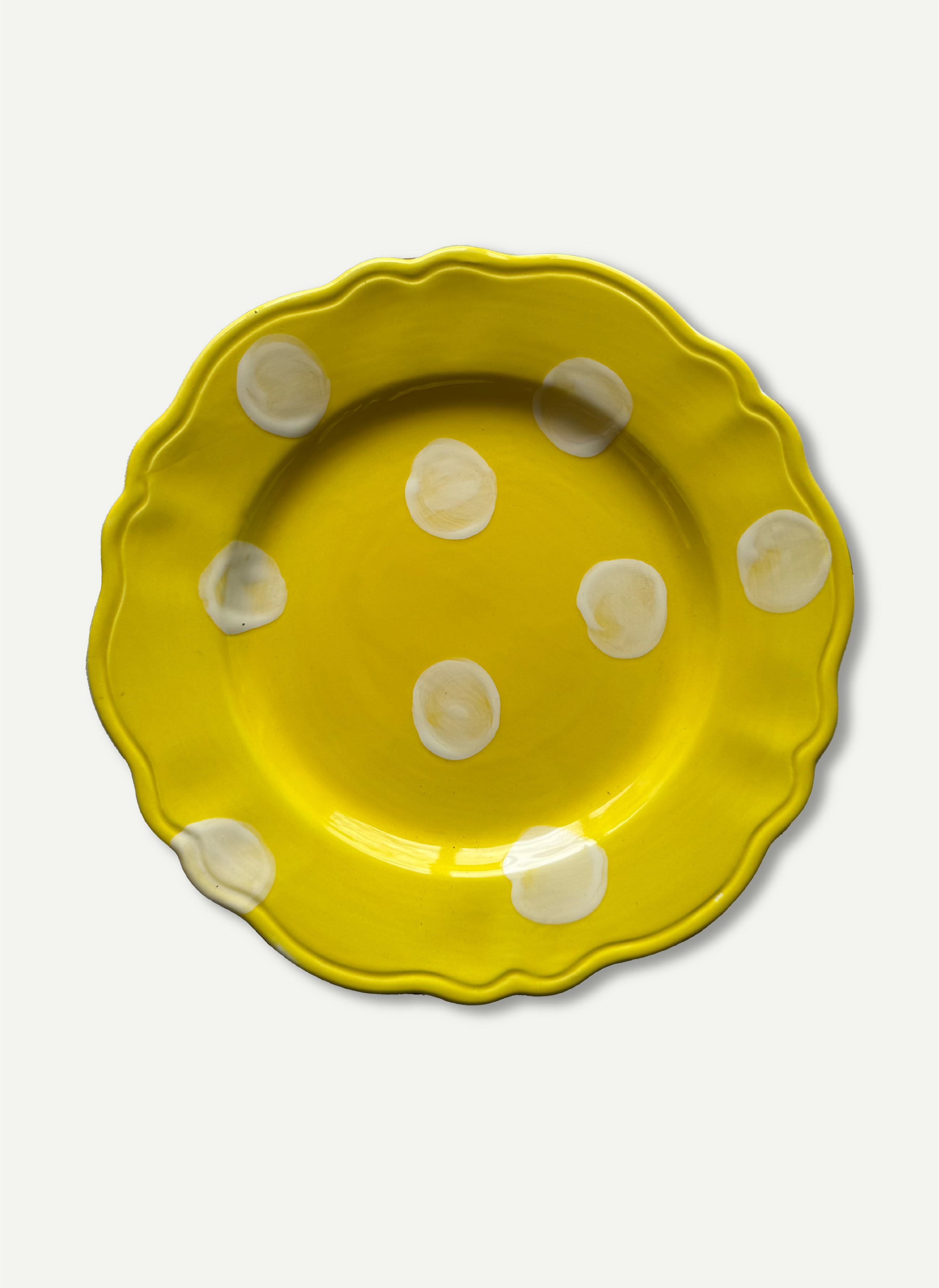 Dots Plate - Yellow