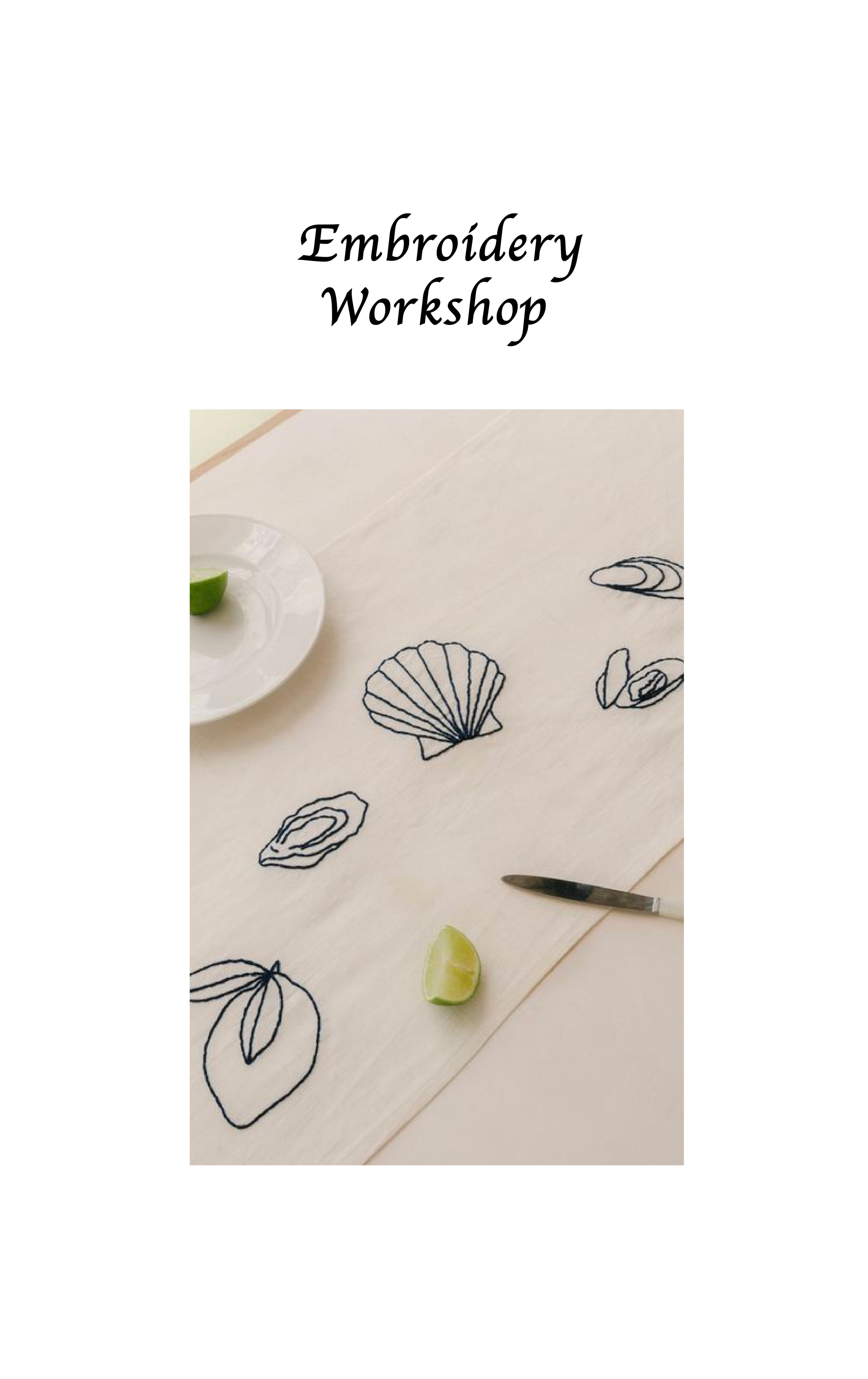 Embroidery Workshop