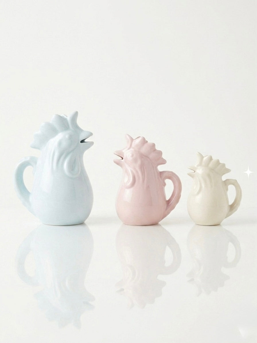Ivory Rooster Pitcher