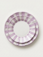 Stripes Plates - Lilac