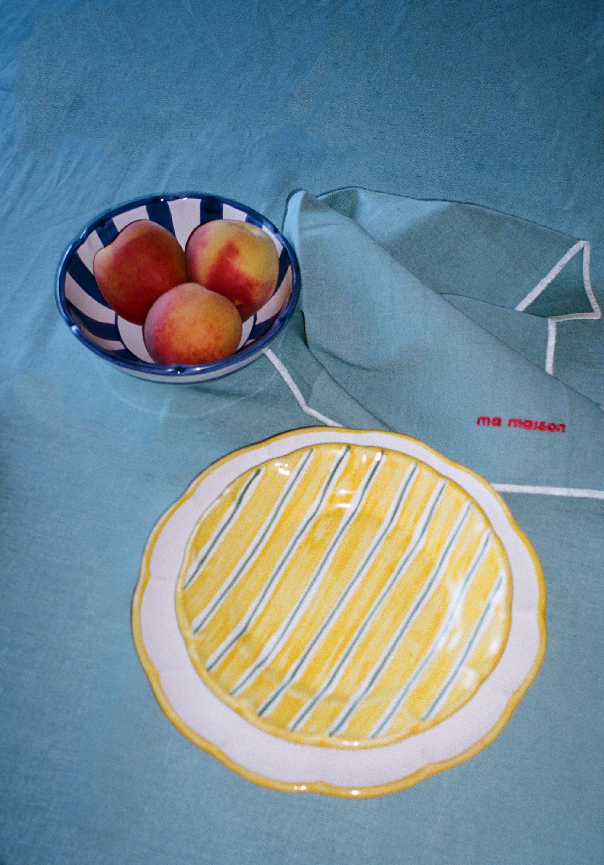 Light Blue Linen Napkin