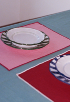 Pink Linen Placemat