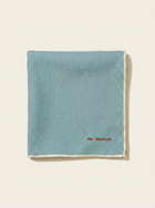 Aqua Linen Placemat - Ivory Finish