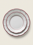 1 Line Plates - Burgundy