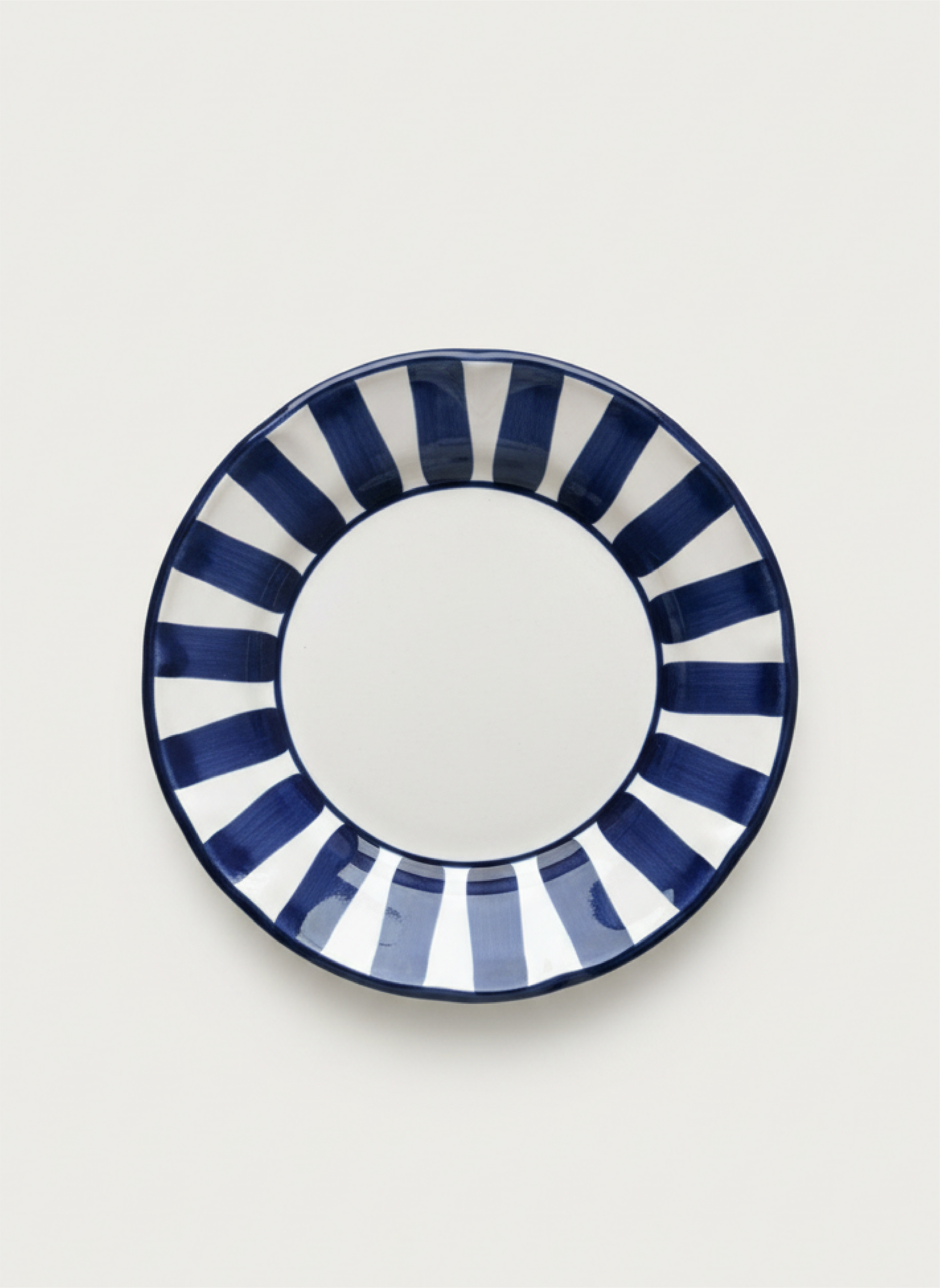 Stripes Plates - Dark Blue