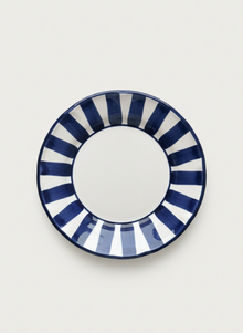 Stripes Plates - Dark Blue