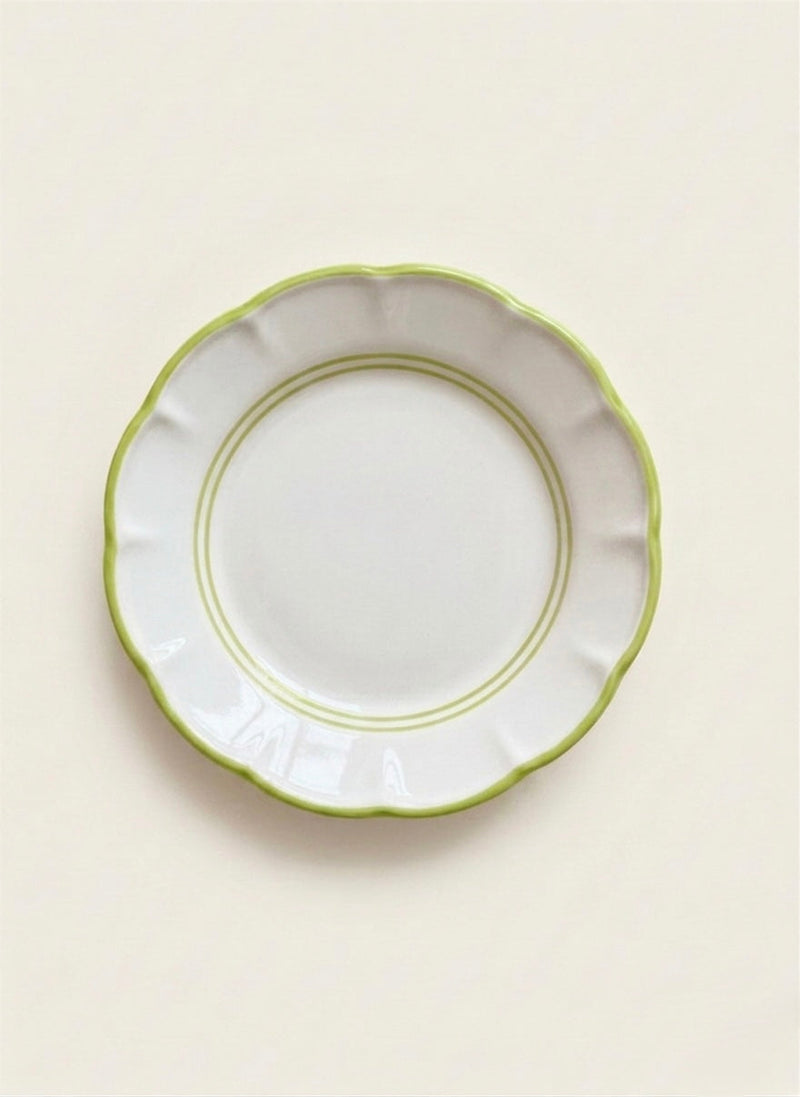 1 Line Plates - Green