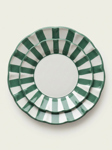 Stripes Plates - Garden Green