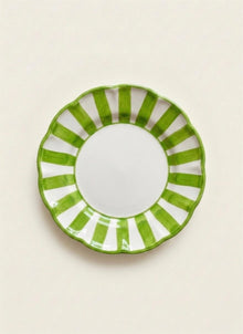 Stripes Plates - Green