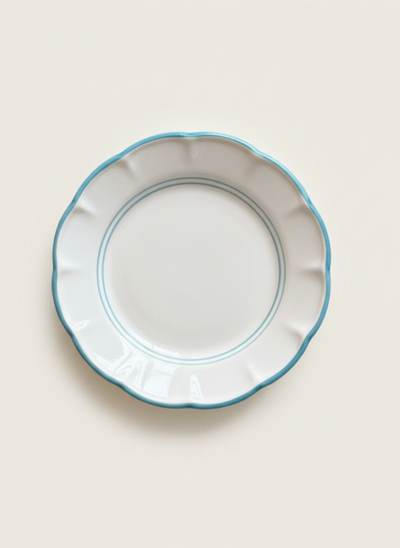1 Line Plates - Light Blue