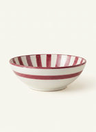Stripes Bowls - Burgundy