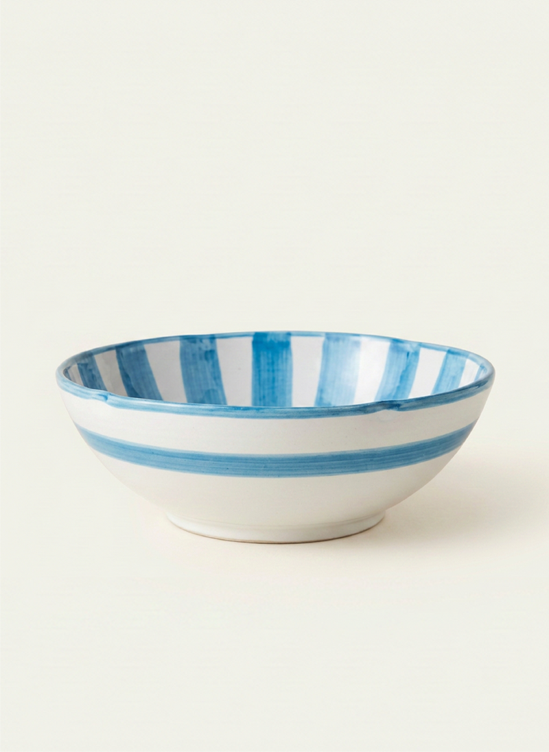 Stripes Bowls - Light Blue