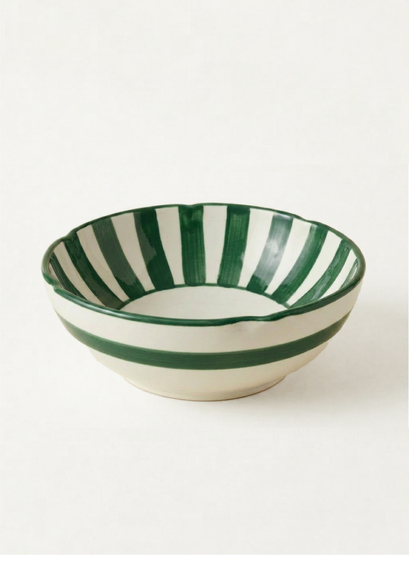 Stripes Bowls - Garden Green