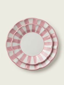 Stripes Plates - Pink set