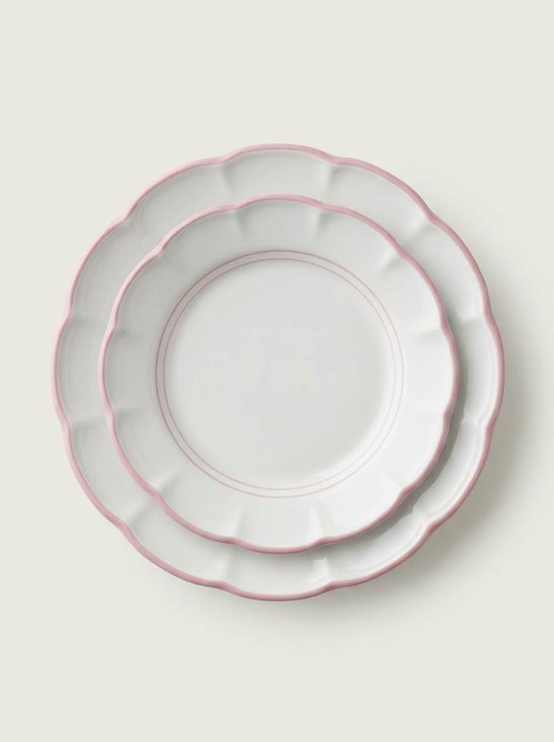1 Line Plates - Pink