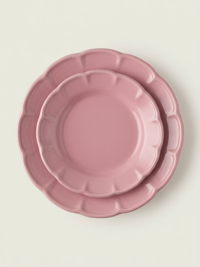 Monocolore Plates - Pink