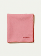 Pink Linen Placemat - Red Finish
